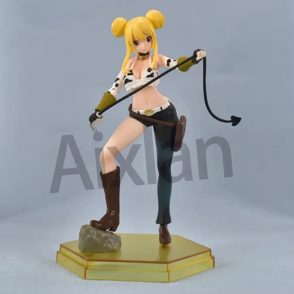 Aixlan Erza Scarlet Figur, 19 cm, Dämonenklinge, Rot, Sakura, keine PVC-Actionfigur, Amin, Geburtstagsgeschenk, Sammlerfigur