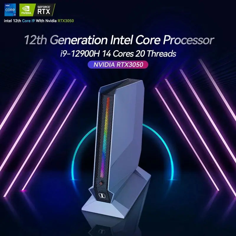 Gaming Mini PC Intel Core 13Th Gen i9 13900H i7 12700H With Nvidia RTX 4060 8G Desktop Computer Windows 11 WiFi 6 Bluetooth 5.2