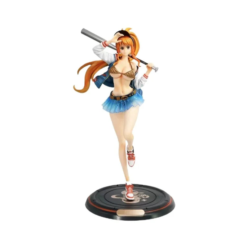 One Piece Anime Figur Gk Street Fashion Nami Statue Puppe Pvc Action Figur Desktop Sammlung Dekoration Modell Spielzeug Geschenke