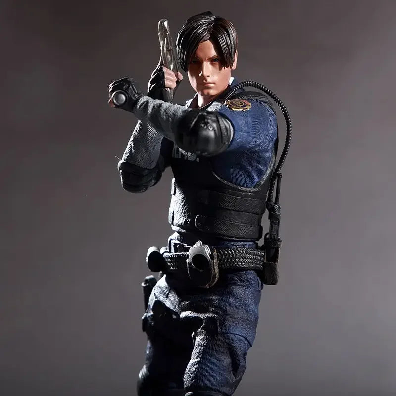 32 cm Resident Evil Leon S Scott Kennedy Actionfigur Jill Valentine Figur Spiel Biohazard Modell Spielzeug Geschenke Schreibtischspielzeug Geschenk