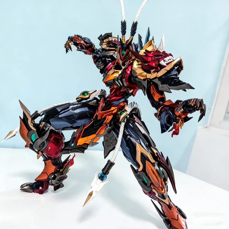 Motor Nuclear 1/72 Monkey King Son Goku Assembly Model Kit Action Figure Painted Mecha With Effect Part Collectable Toy Boy Gift