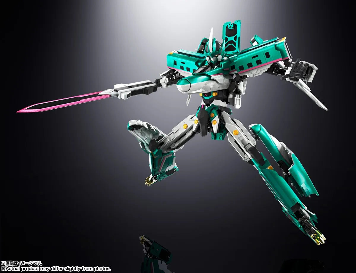 In Stock Genuine BANDAI SOUL OF CHOGOKIN GX-115 Shinkalion E5 Hayabusa Figure Anime Action Model Toy