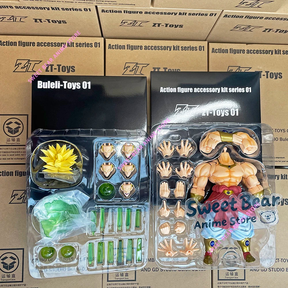 In Stock [ZT Studio] Broly Ancient Warrior ZT001 SSJ Super Saiyan Dragon Ball Action Figure Anime Model Trendy Toy Desktop Doll