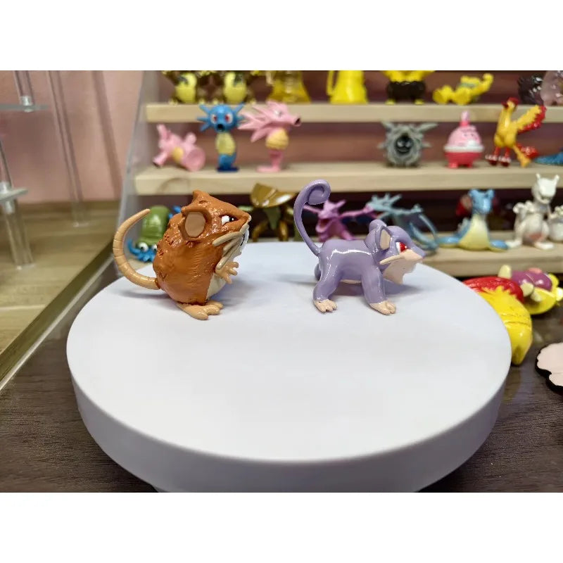 Pokemon Figure Raticate Rattatac Rattikarl Rattata Doll Ornament Accessories Children Toy