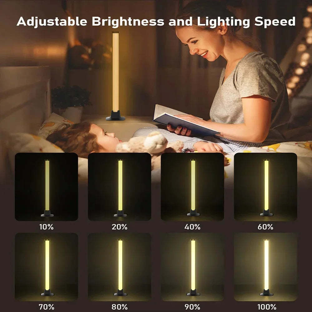RGB Gaming Desktop Background Light Bar Computer Atmosphere Decoration Lighting Night Eye Protection Reading Lamp uLamp APP