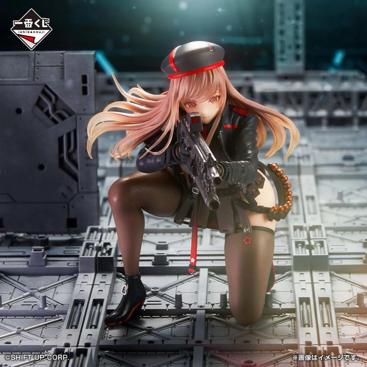 Original Genuine Bandai Prepainted Ichiban Kuji Goddess of Victory: Nikke Chapter 2 (A Prize) Rapi H=12cm Game Figure Collection