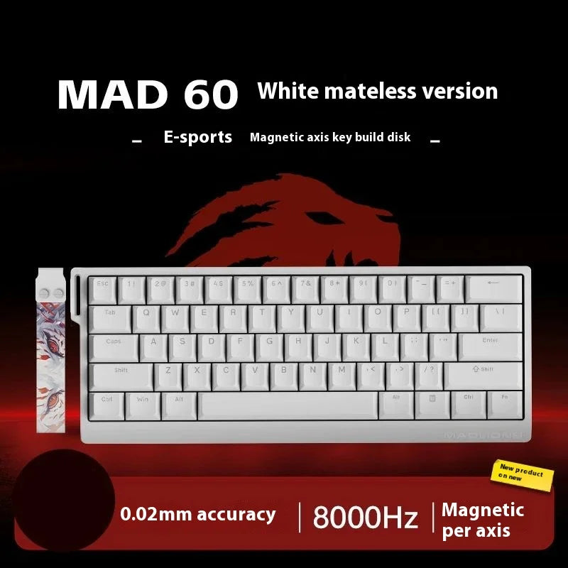 FGG Madlions Mad60 Mad68 He Mechanische Tastatur Magnetschalter 8k Wired Rgb Hot Swap Benutzerdefinierte Tastatur Esport Spiel Geschenk Zubehör