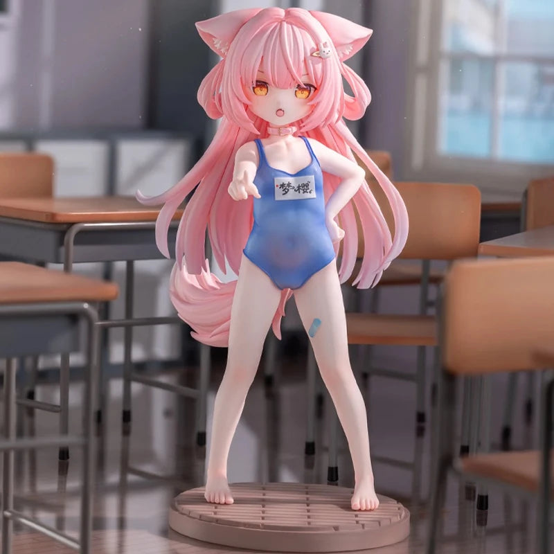 18cm Dream Sakura Changing Cloth Time Anime Girl Figure Original Character Mengying Action Figure Collection Model Doll Toy Gift