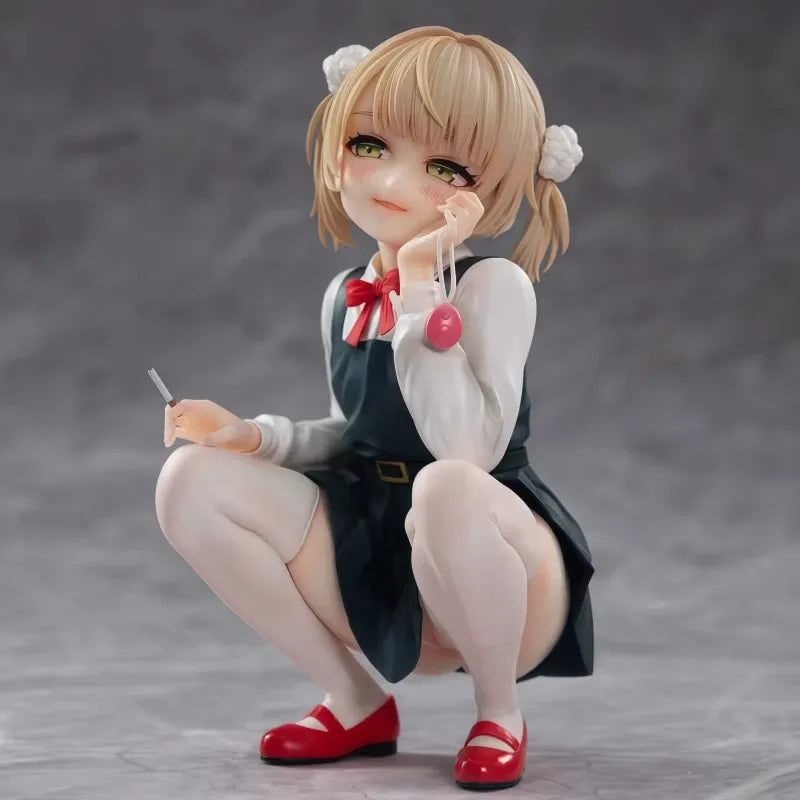 Virtual YouTuber Shigure Ui Anime Girl Figure  Hanazono Serena Figure Anime GK Figure Tide Play Model Statue Ornament 15cm Gifts