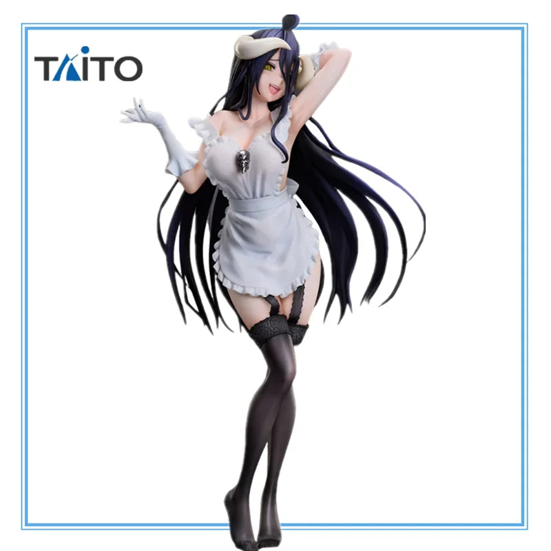 In Stock Original Taito ElCOCO Overlord Albedo PVC Anime Character Model Collection Desktop Decoration Toys Festival Gifts