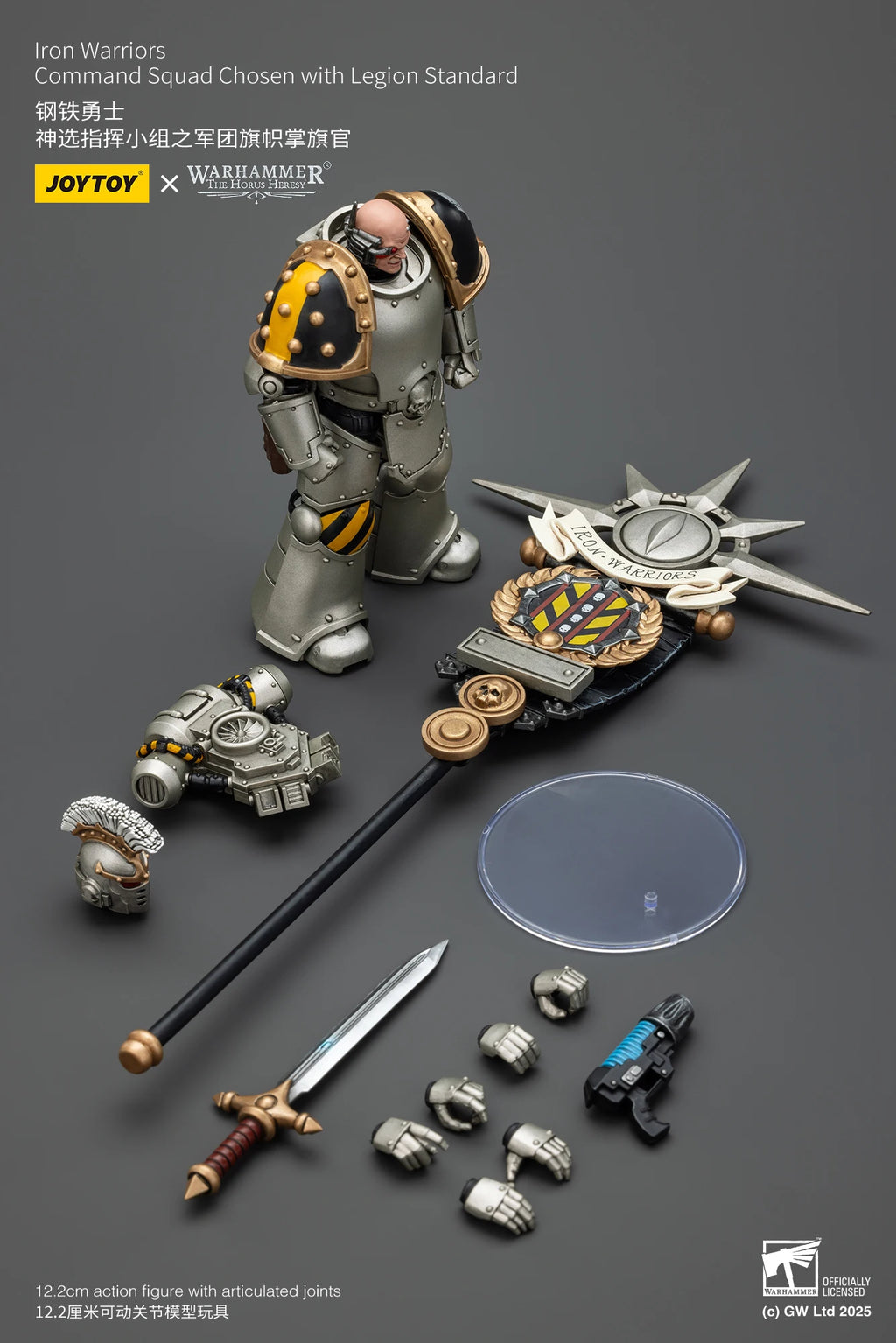 【Pre Sale】Original JOYTOY 1/18 Action Figure Warhammer The Horus Heresy Iron Warriors Ornament Collection
