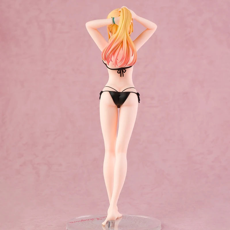 23cm My Dress-Up Darling Marin Kitagawa Swimsuit Anime Girl Figure Marin Kitagawa Bikini Action Figure Adult Sexy Model Doll Toy