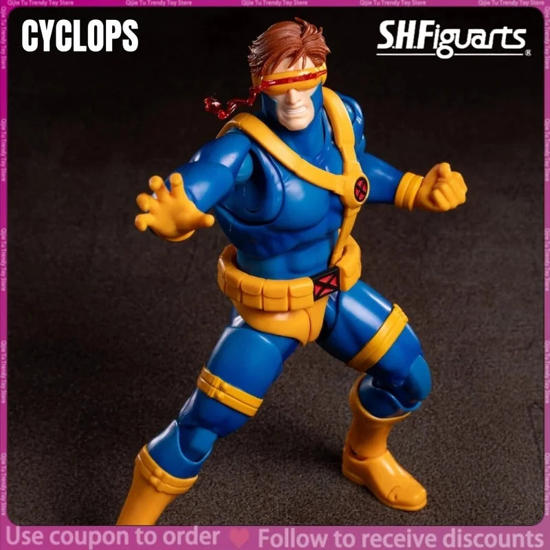 In-Stock Genuine SHFiguarts X-Men Cyclops Gamerverse Action Figure Toys Pvc Model Collection Game Merchandise Surprise Gift
