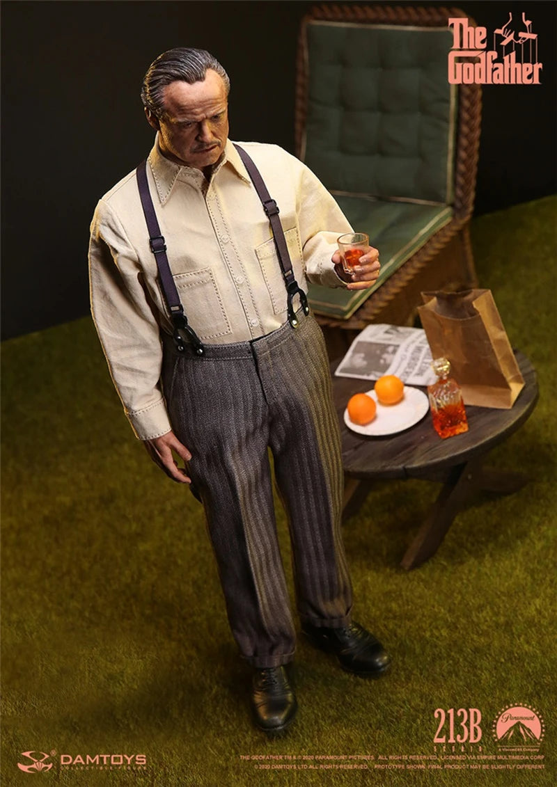 DAMTOYS DMS032/DMS033 1/6 Scale Classic The Godfather Vito Corleone 12'' Full Set Male Action Figures Toys for Fans Gifts