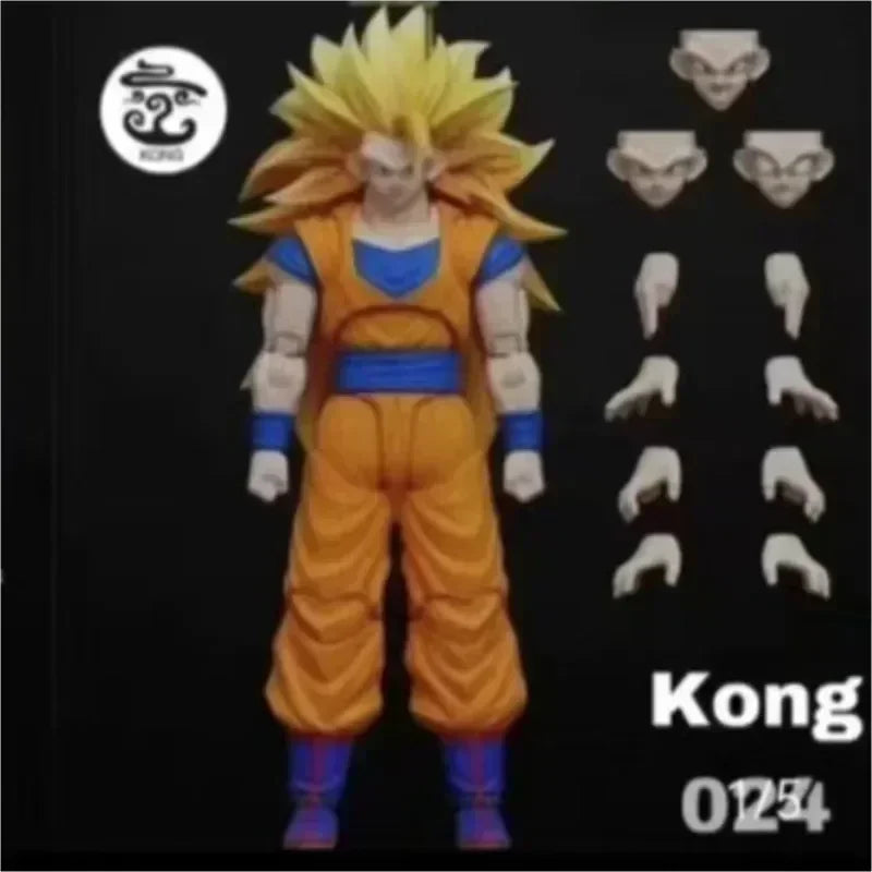 Original Kong Studio Kong 21 22 23 24 25 26 Son Goku Vegetto 3.0 Body 6 Inch Anime Action Figure Collectible Desktop Model Toy