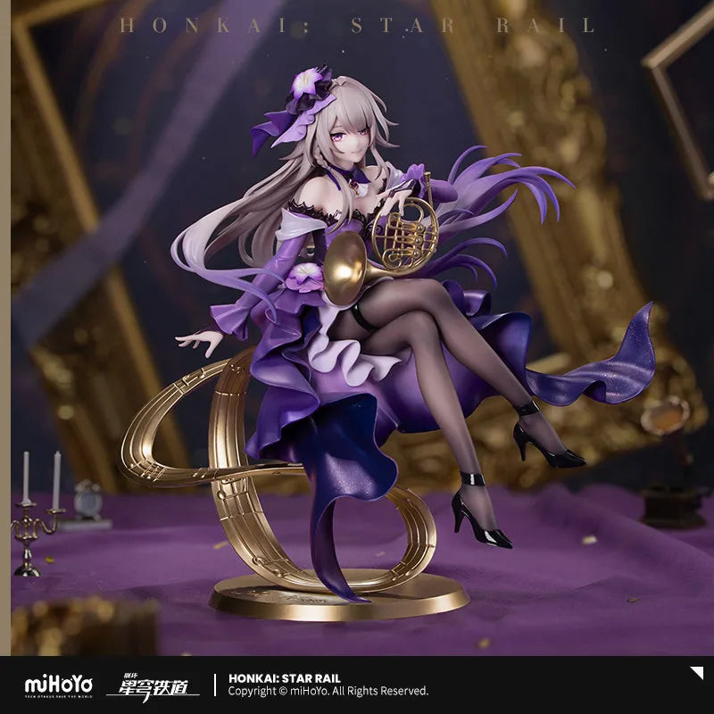Genuine Mihoyo Original Myethos Gift+ Series The Herta: Star Rail Live Ver.Model Toy Collectibles 18.9cm Model Desktop Ornament