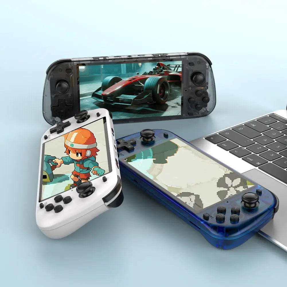 For R50S Retro Handheld Game Console With 128G Built-in HD Games, System 18000+ IPS 4k Source Classic Held Screen Open Y5B6