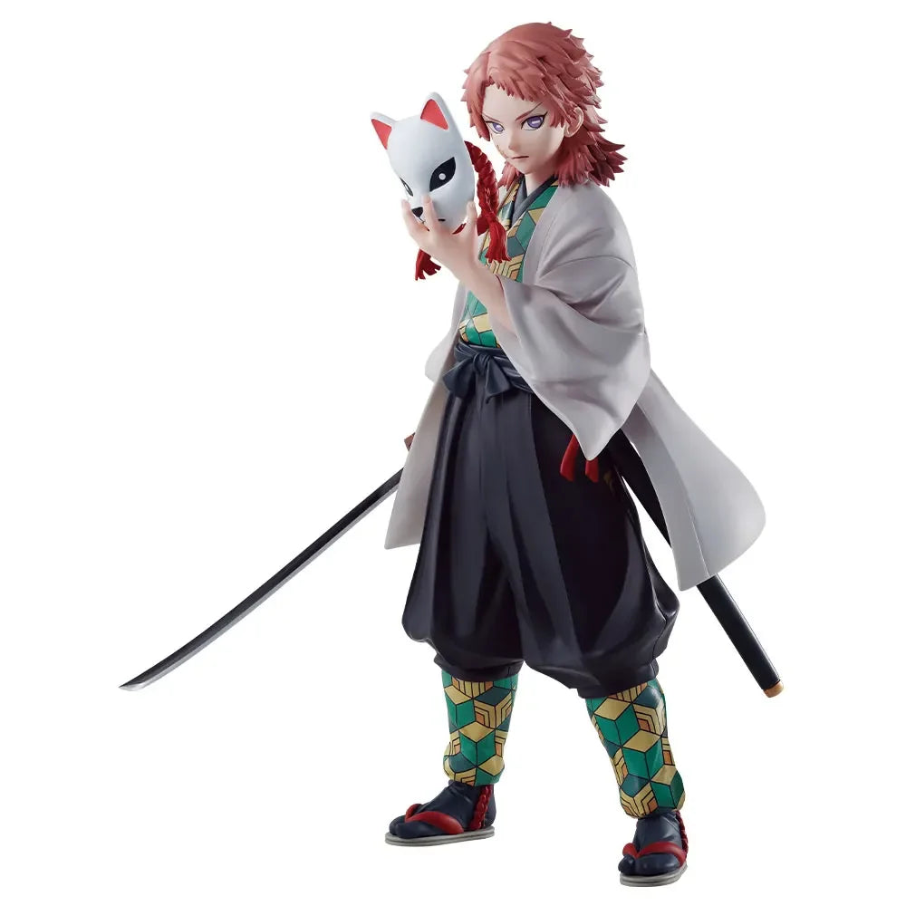 In Stock Bandai Ichiban Kuji Demon Slayer Kimetsu Hashira Training Sanemi Shinazugawa Anime Figure Action Model Toys Gift