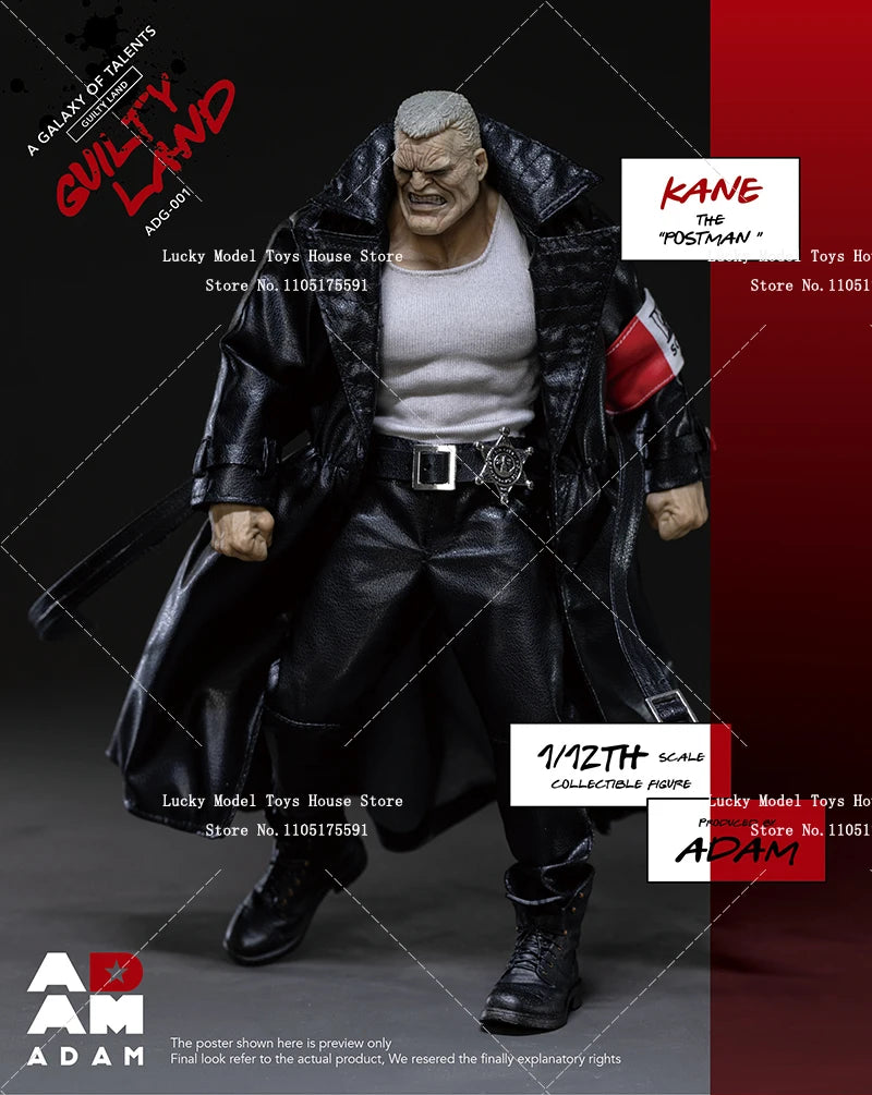 MUFF ADAM ADG-001 1/12 The Post Man Marv Kane Muscle Male Action Figure Gulity Land Ornament 6inch Display Figurine Model
