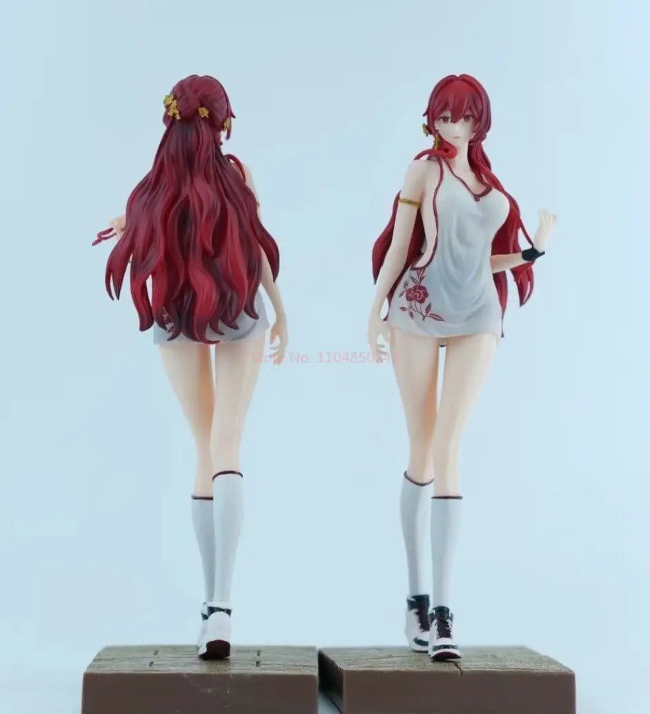 Hot New Game Peripheral Gk Anime Beautiful Girl Hand-Made Jingliu Pvc Box Decoration Model Statue Gift Tide Play Action Figure T
