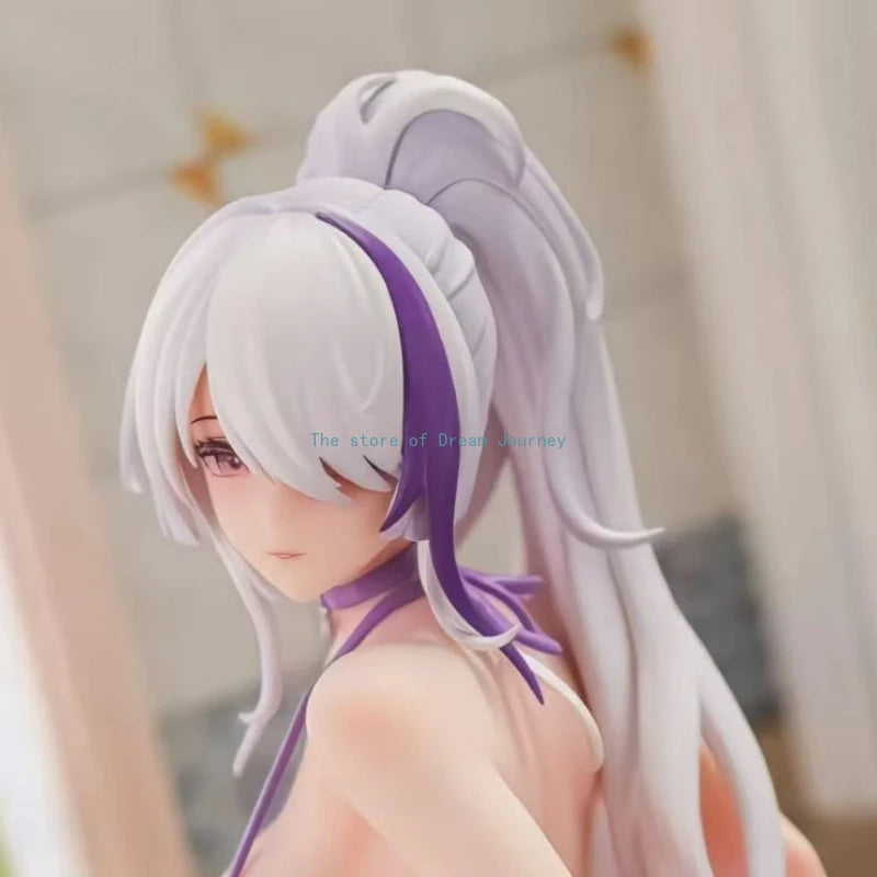 In stock 11cm Azur Lane two-dimensional beautiful girl figure playing in the water and blue sea Unzen figure chassis decoration