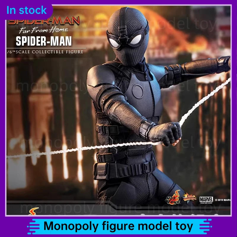 In Stock HotToys HT Spider-Man Stealth Suit Version Ordinary Deluxe 1:6 Doll Figure Toy Ornament