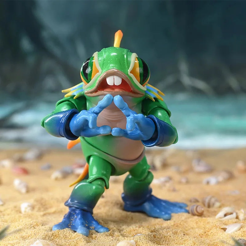 Auf Lager: Original Hero Toys Mety Toyz Warcraft Murloc Actionfigur im Maßstab 1:12