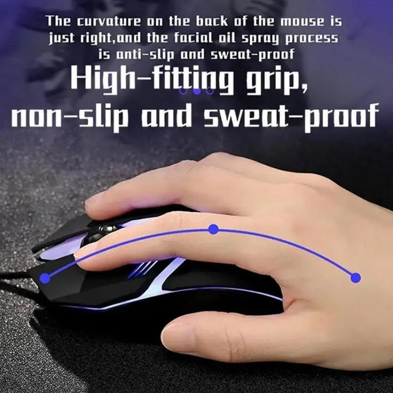 Ergonomisches Design Gaming Maus Desktop-Computer Laptop USB Backlit Maus Hersteller Heißer Verkauf 