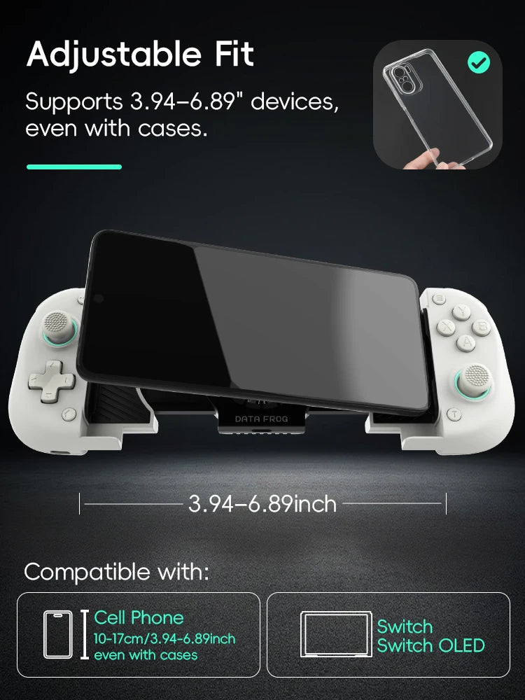 DATA FROG X3 Wireless Controller for Android Game Controller for Samsung Galaxy for PUBG Mobile for Switch/Switch OLED