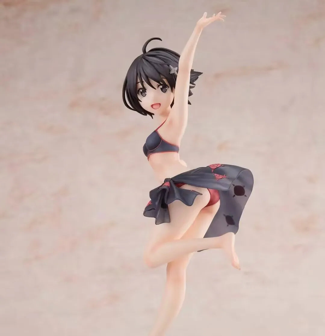 In Stock Original BOFURI: I Don't Want To Get Hurt So I'll Max Out My Defense Honjou Maple Shiramine Risa Sally Anime Figure Toy