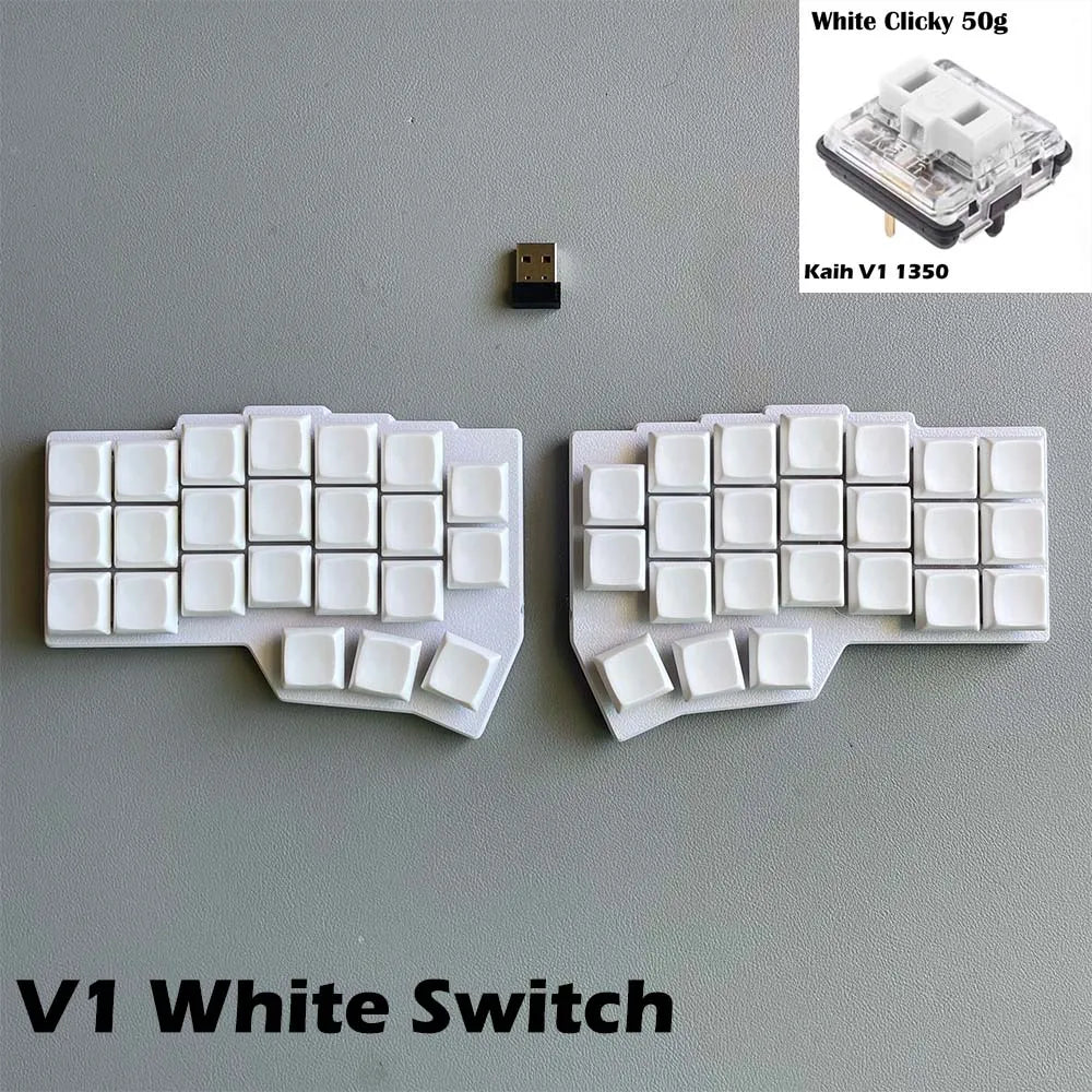 CHOC CORNE V4.1 Low Profile Ultrathin Split Mechanical Keyboard Hot-swap Kaih V1/V2 Switch 2.4G Wireless VIAL Programmable