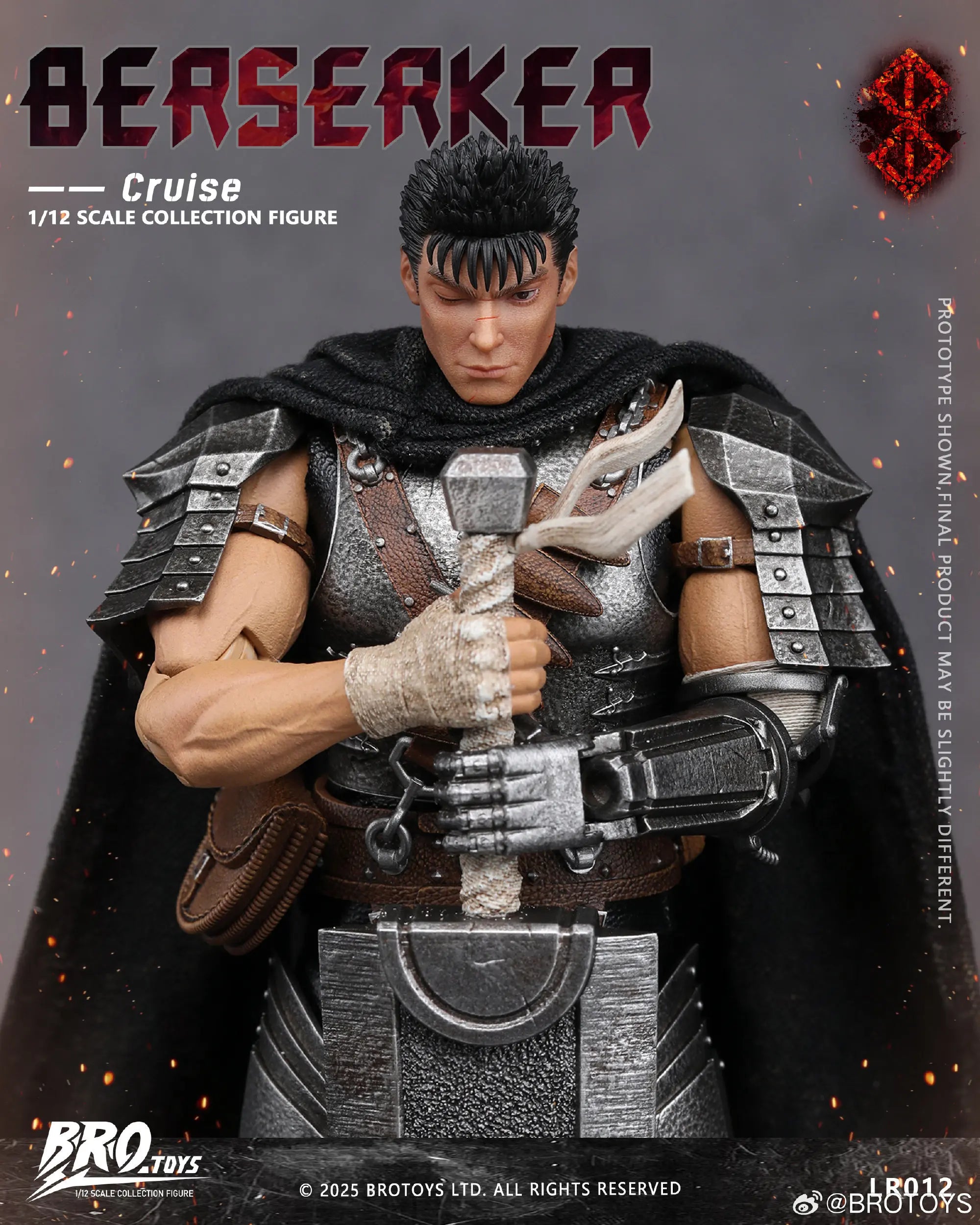 BROTOYS Original Sword Wind Legend Berserker Cruise Gus Gazi 1/12 Action Figure LR012 Model Toys Collection Gifts