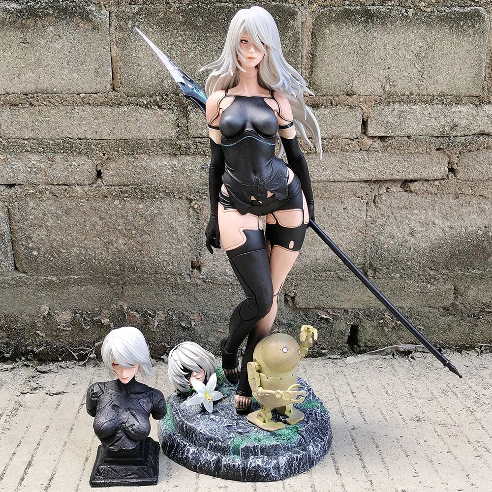 50 cm NieR: Automata Yorha Nr. 2 Typ B 2B YoRHa Typ A Nr. 2 A2 Anime GirlPVC Action Figur Spielzeug Statue Sammlung Modell Dol
