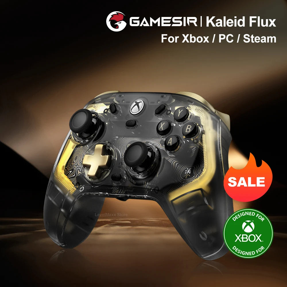 Gamesir Kaleid Flux RGB Lighting Gamepad for Xbox Series Controller S X One PC Classic Hall Effect Trigger Joystick Custom