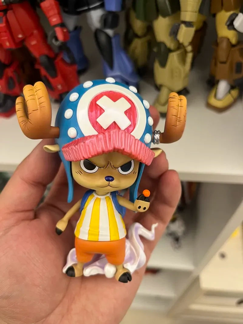 Action Figures One Piece 10cm Tony Anime Figures Tony Chopper Figure Cute Pvc Statue Collection Model Birthday Gifts Custom Toys