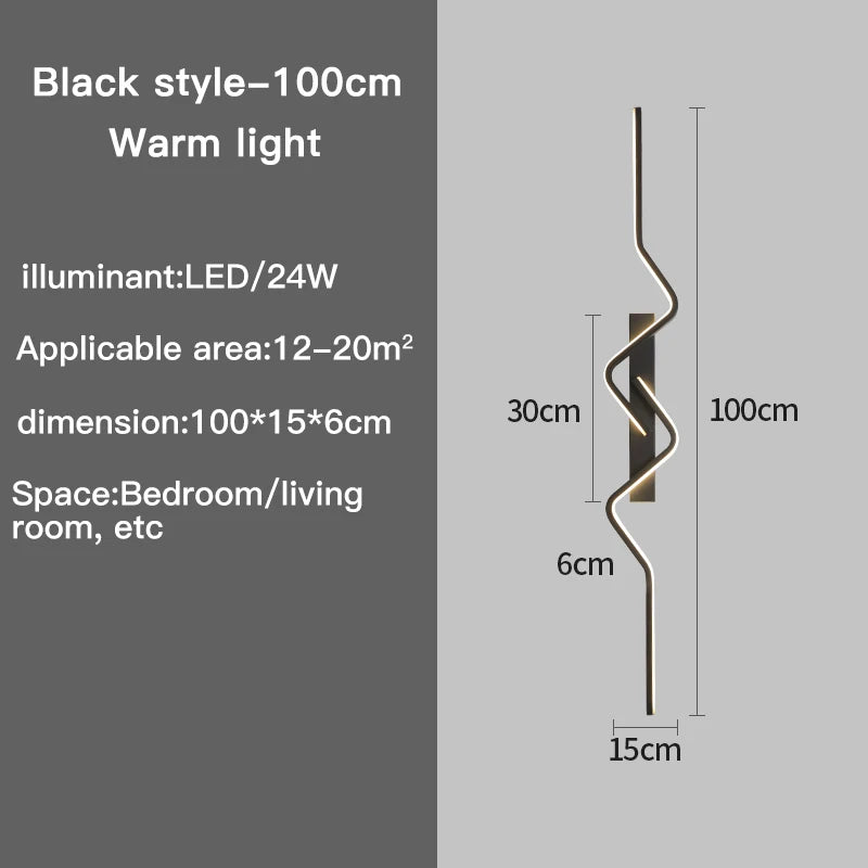 Modern Wall Light Long Decorative Lights Nordic Living Room lights For Wall Corridor Ceiling Light Home Decor Lighting Fixtures