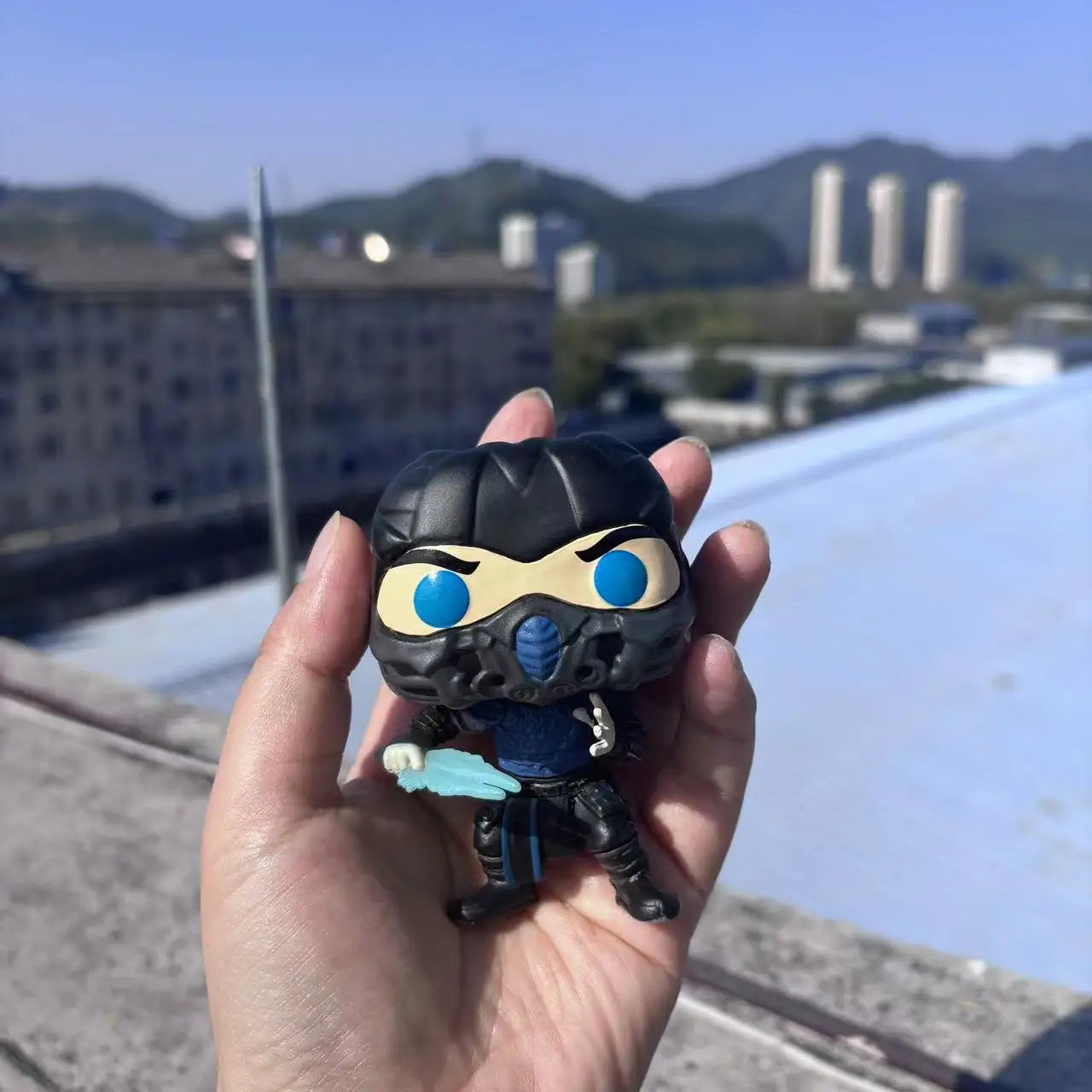 Mortal Kombat Sub-Zero Scorpion Figure Cute Vinyl Collection Model Toys