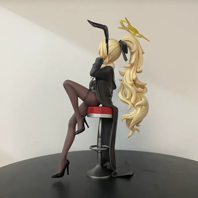 Anime Smiling Professor Bunny Girl Figure Pc Case Collectible Model Ornament Pvc Toy Statue Decoration Game Peripheral Gifts