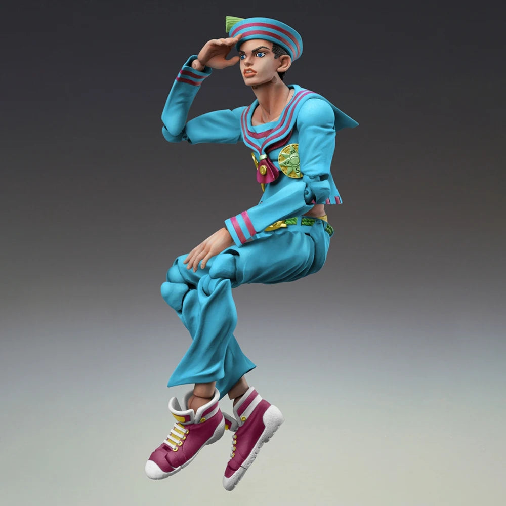 In Stock Original Medicos Entertainment Super Action Statue Jojo No Kimyou Na Bouken Jojolion Soft & Wet Anime Figure Garage Kit