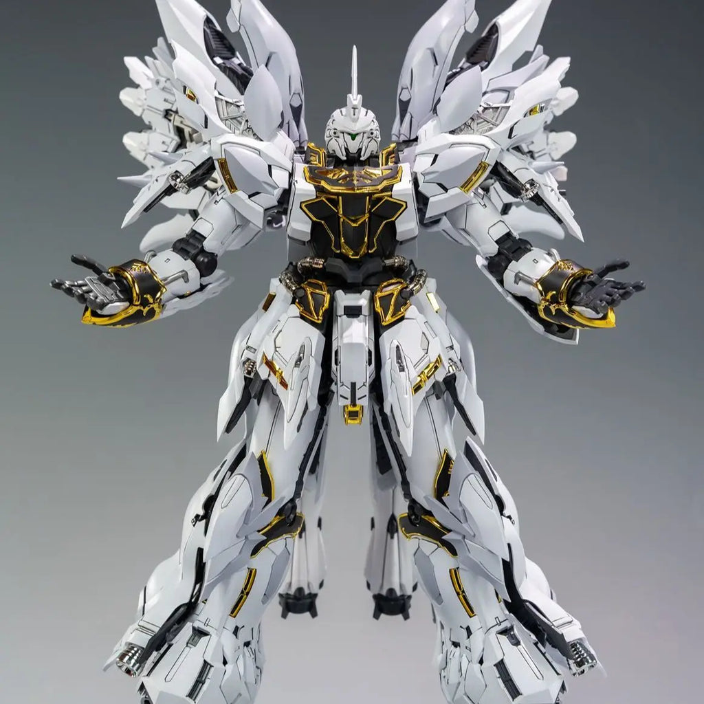 In Stock COMET Model MSN-06S MG 1/100 White Wolf The Red Comet Sinanju GK Sytle Assembly Model Kit Plastic Action Figure Toy