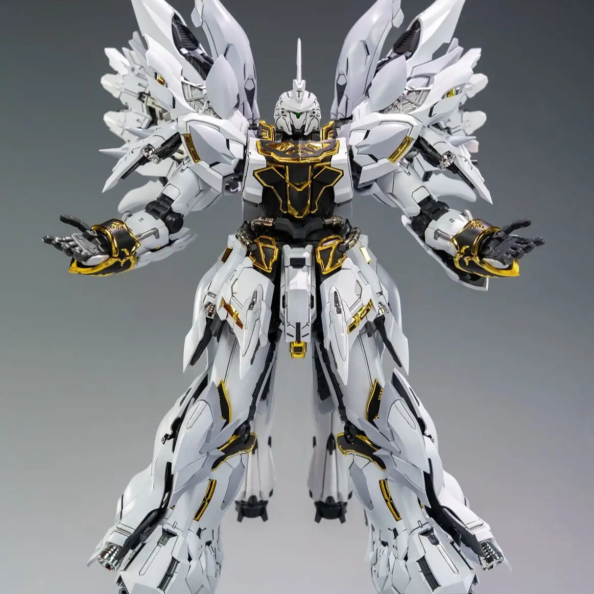 In Stock COMET Model MSN-06S MG 1/100 White Wolf The Red Comet Sinanju GK Sytle Assembly Model Kit Plastic Action Figure Toy