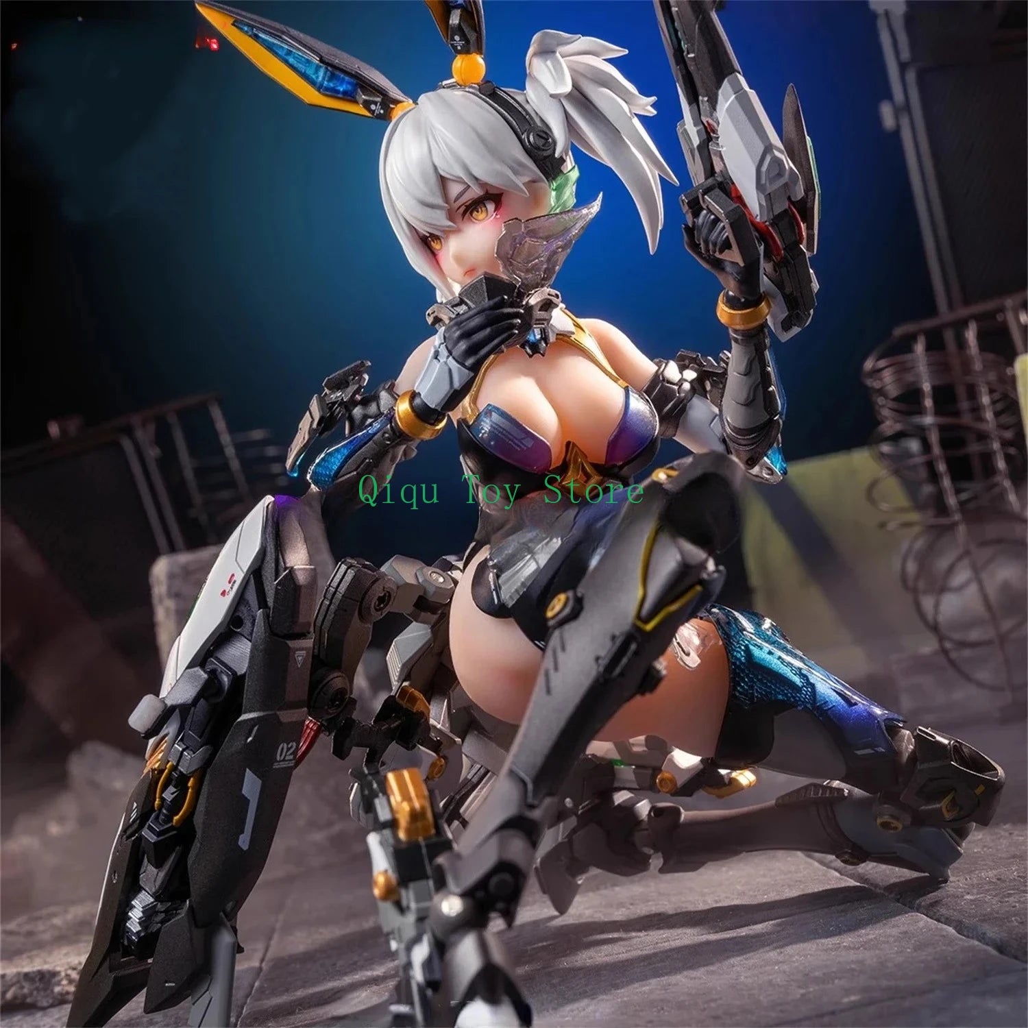 In Stock Big Man Master 1/9 Nuclear Gold Reconstruction Thunder Task Force Vodka Mirror Movable Glue Machine Girl