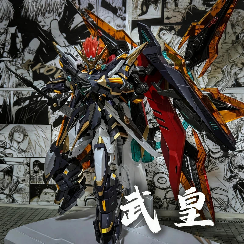 In-Stock SNAA Sovereign Series Martial Emperor 1/100 Mecha Assembly Model Kit Action Figures Trendy Toys Collect Ornaments Gifts