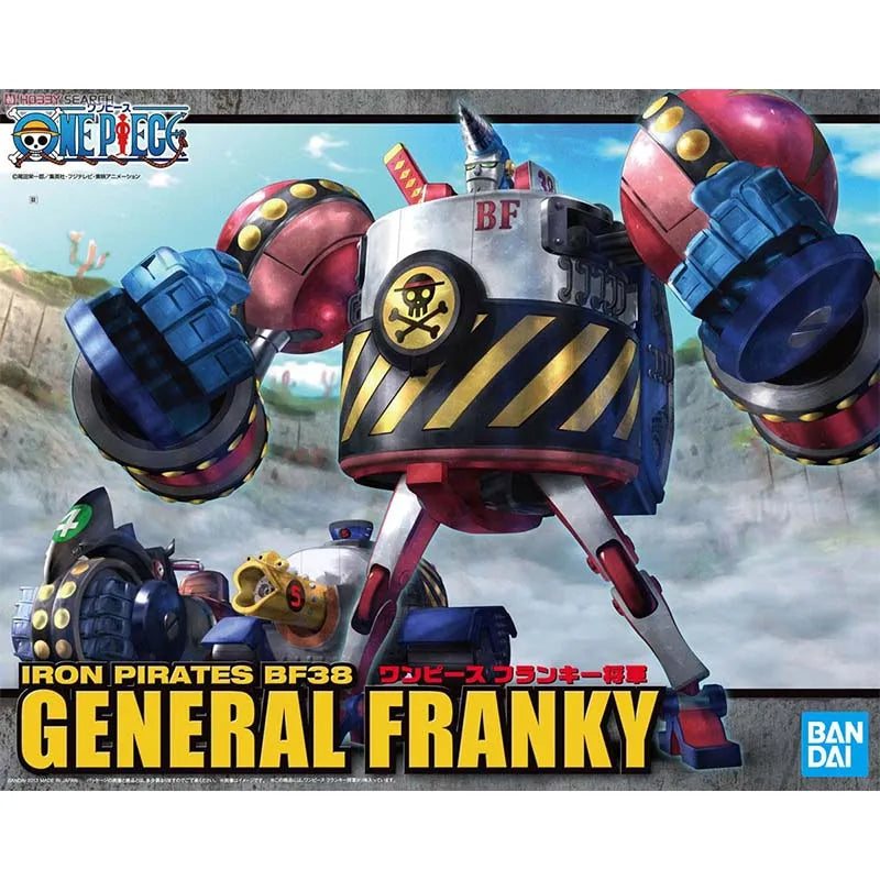Bandai ONE PIECE Model Kit General Franky Action Figure Building Kit Anime Figures Collectibles Model Toys Boys Gift