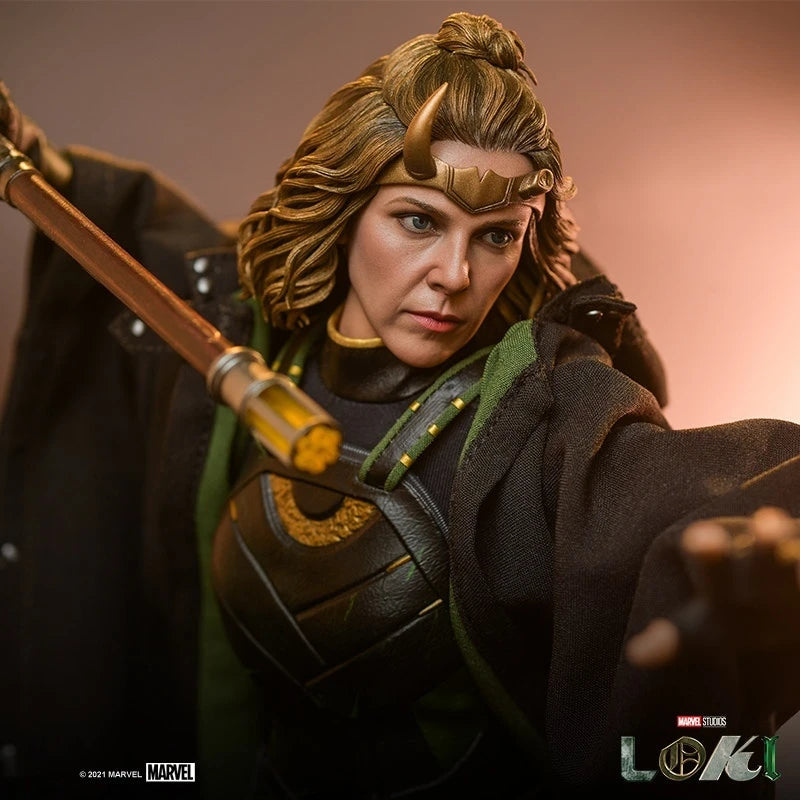 Hot Toys Marvel Loki Sylvie 1/6 Scale Collectible Action Figure Female Loki Movie Character Model For Marvel Collectors And Fans