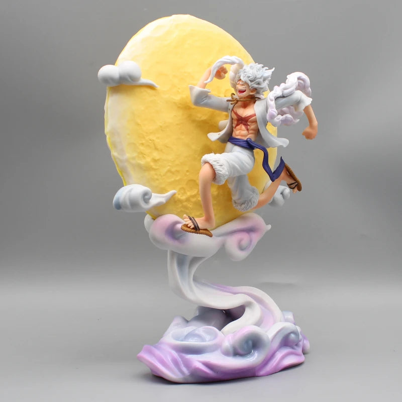 One Piece Anime Figure Monkey D. Luffy Nika Figurine Moon Fairy 29cm PVC Luminous Statue Doll Collection Toys Kids Birthday Gift