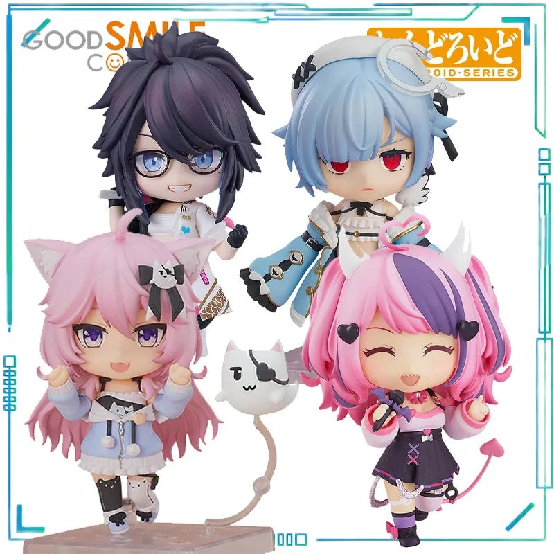GSC Genuine NENDOROID-SERIES Hololive VShojo 2252 Kson，Nyatasha Nyanners，Ironmouse Finished Product Movable Model  Collection