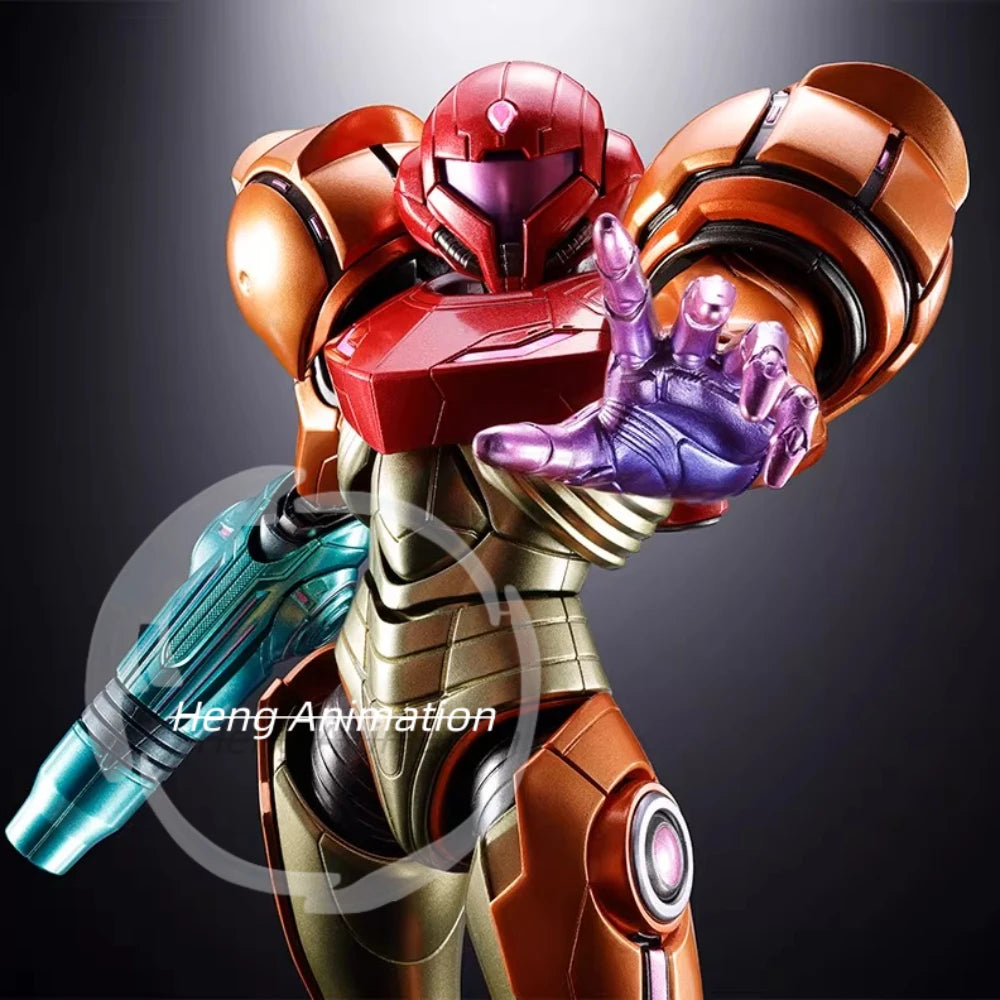 Pre-sale,   Bandai Chogokin Samus Aran Metroid Prime 4 Metroid Movable Figure  to be released in June 2026