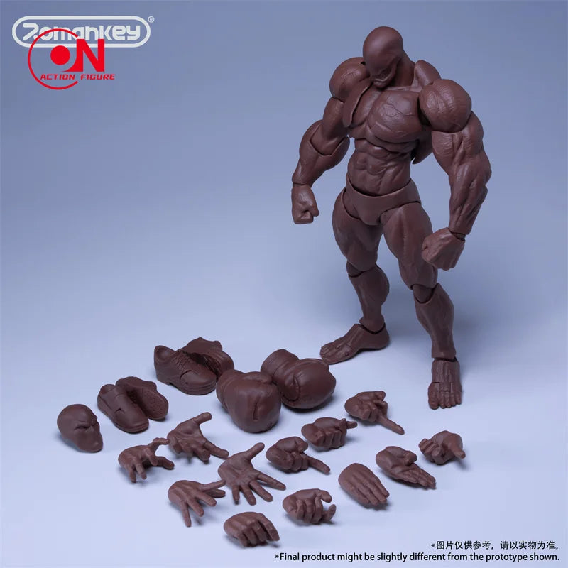 Romankey X COWL UMS003 1/12 Big Guy Super Flexible Joint Body Strong Muscle Male Soldier Action Figure Body for Collection