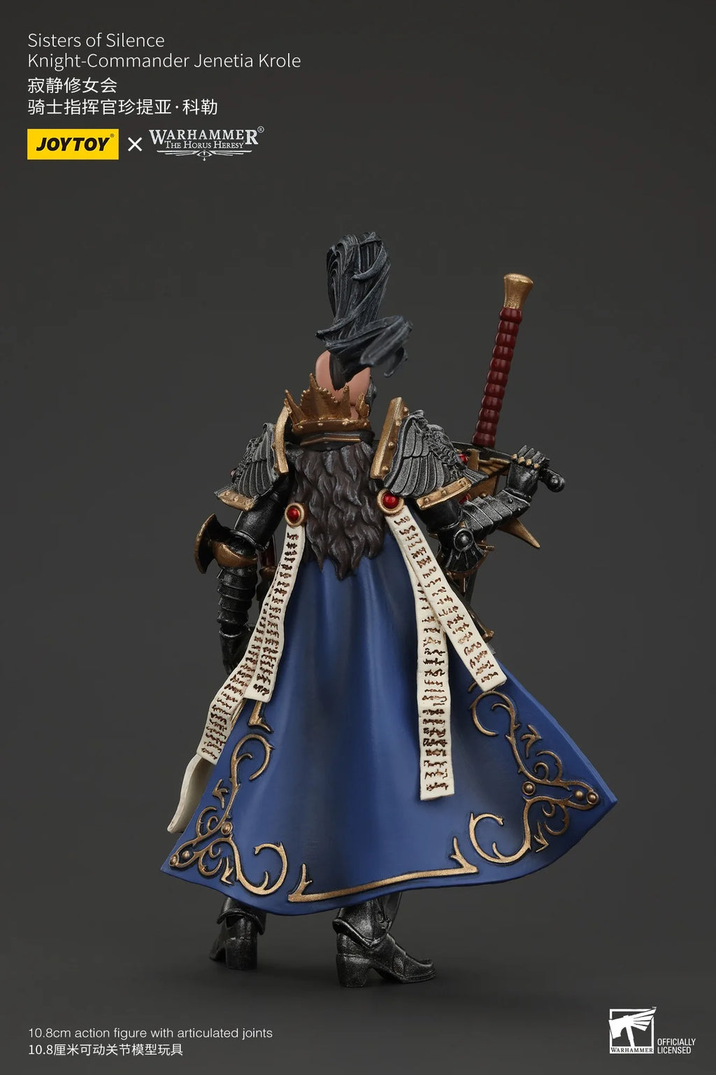 JOYTOY Warhammer 1/18 Actionfiguren Sisters of Silence Argent Lynx Vigilator Cadre Knight-Commander Jenetia Krole Modellspielzeug